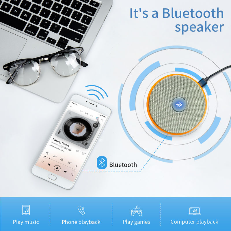 Gelijkstroom Aangedreven Conferentie Speakerphones tot 5M Range goed voor speakerphone van de bureauvergadering