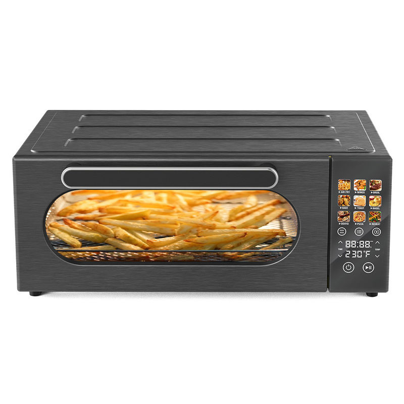 Touch Control 1800W digitale heteluchtovens 18L zwarte kleur