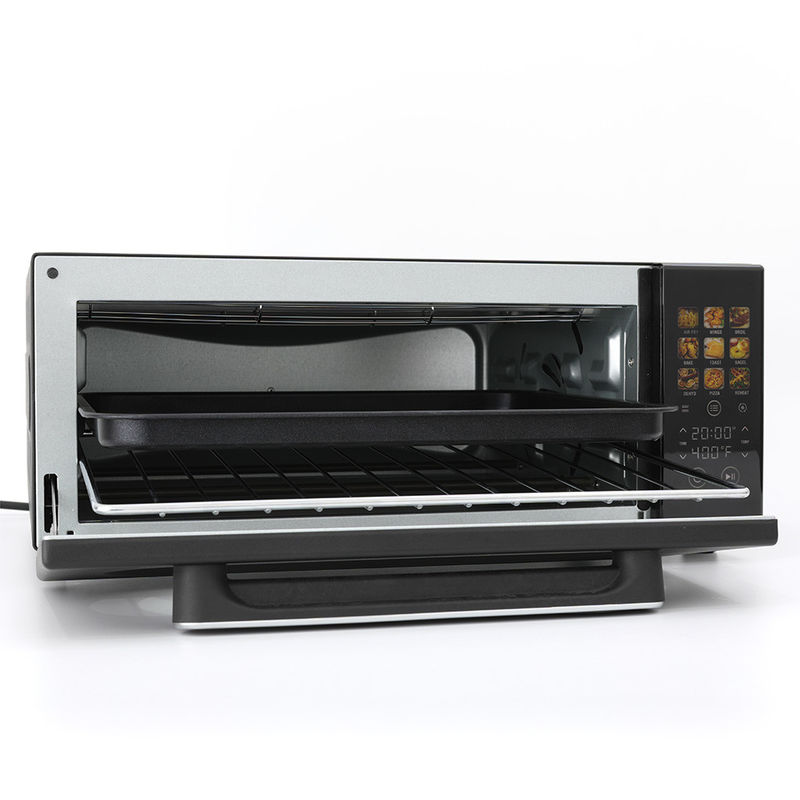 Touch Control 1800W digitale heteluchtovens 18L zwarte kleur