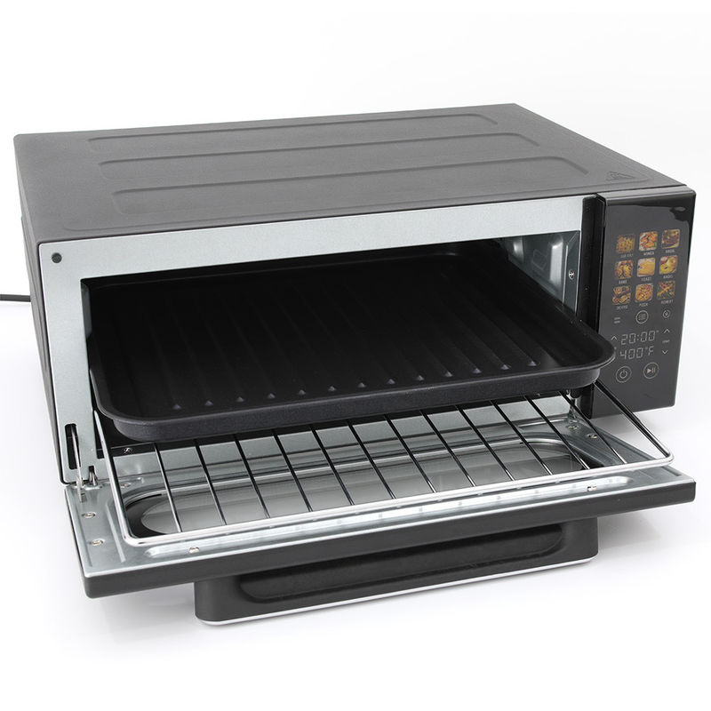 Touch Control 1800W digitale heteluchtovens 18L zwarte kleur