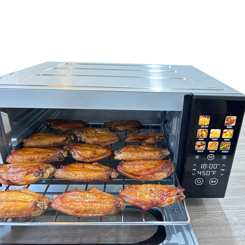 Heet van de de lucht Digitaal braadpan van het verkoop Nieuw ontwerp 12L 1800W de manddienblad voor de braadpanoven van de ovenlucht