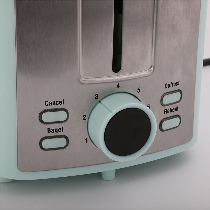 220V~240V broodrooster van staal Retro Style Esthetisch 2 Slice Toaster Pastel Groen voor huishoudelijke apparaten broodrooster prijs goed