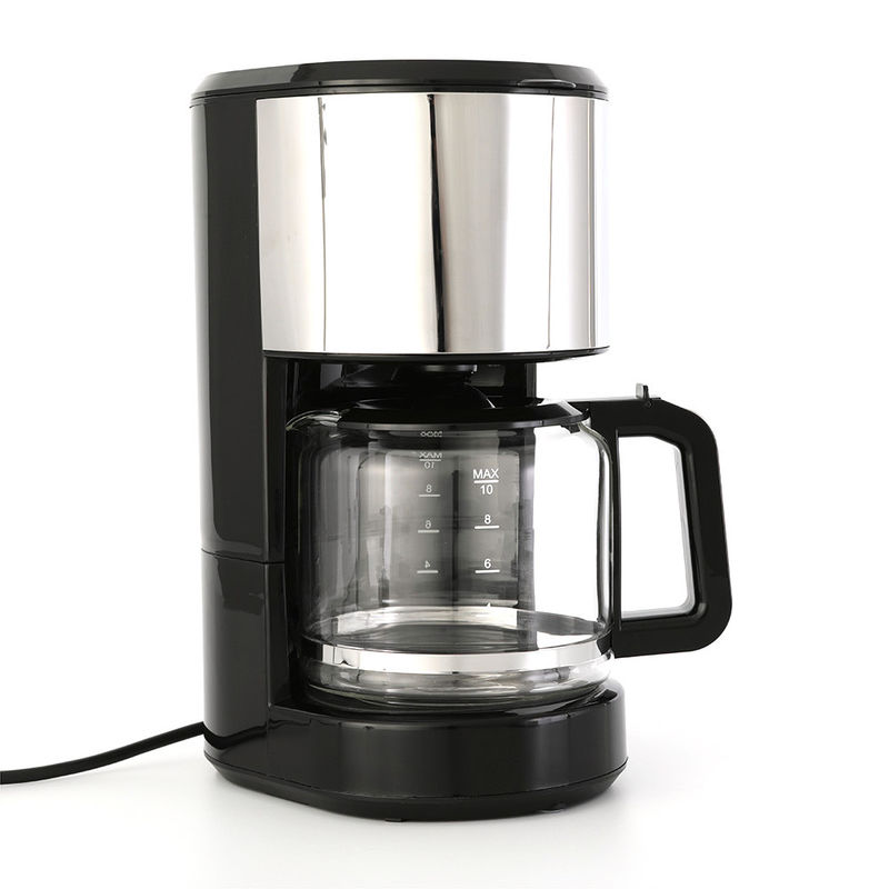 Roestvrij staal elektrische druppel koffiepot decoratie voor 10 kopjes