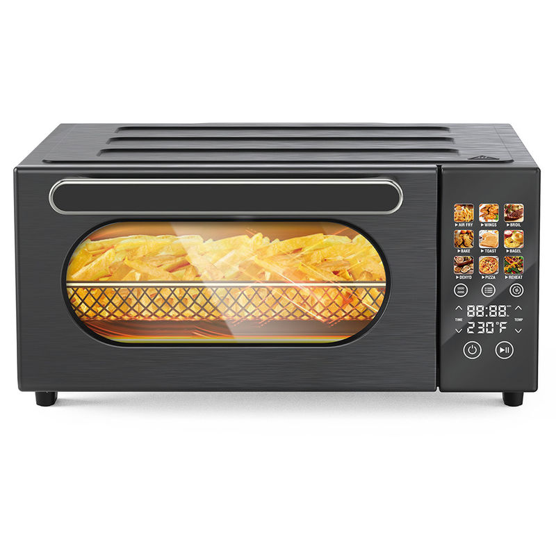Touchscreen 1800 W 12l Power Air Fryer Oven Huishoudelijk gebruik Roestvrij staal Voor kleine keukens